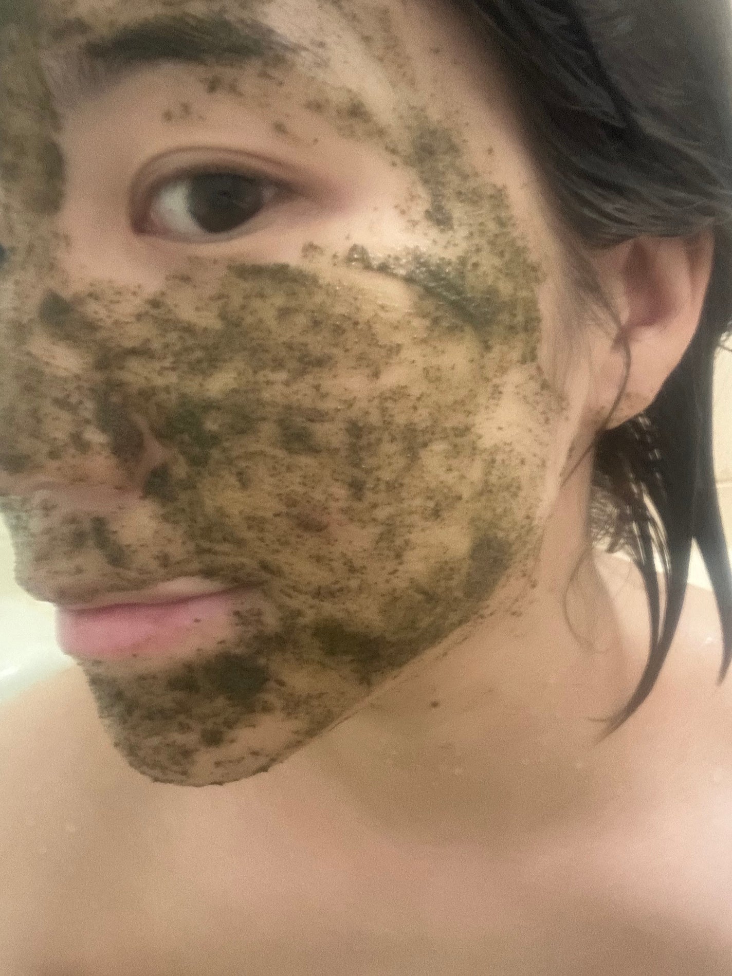 ティーツリーハーブピーリングパック/WellDerma/洗い流すパック・マスクを使ったクチコミ(2枚目)