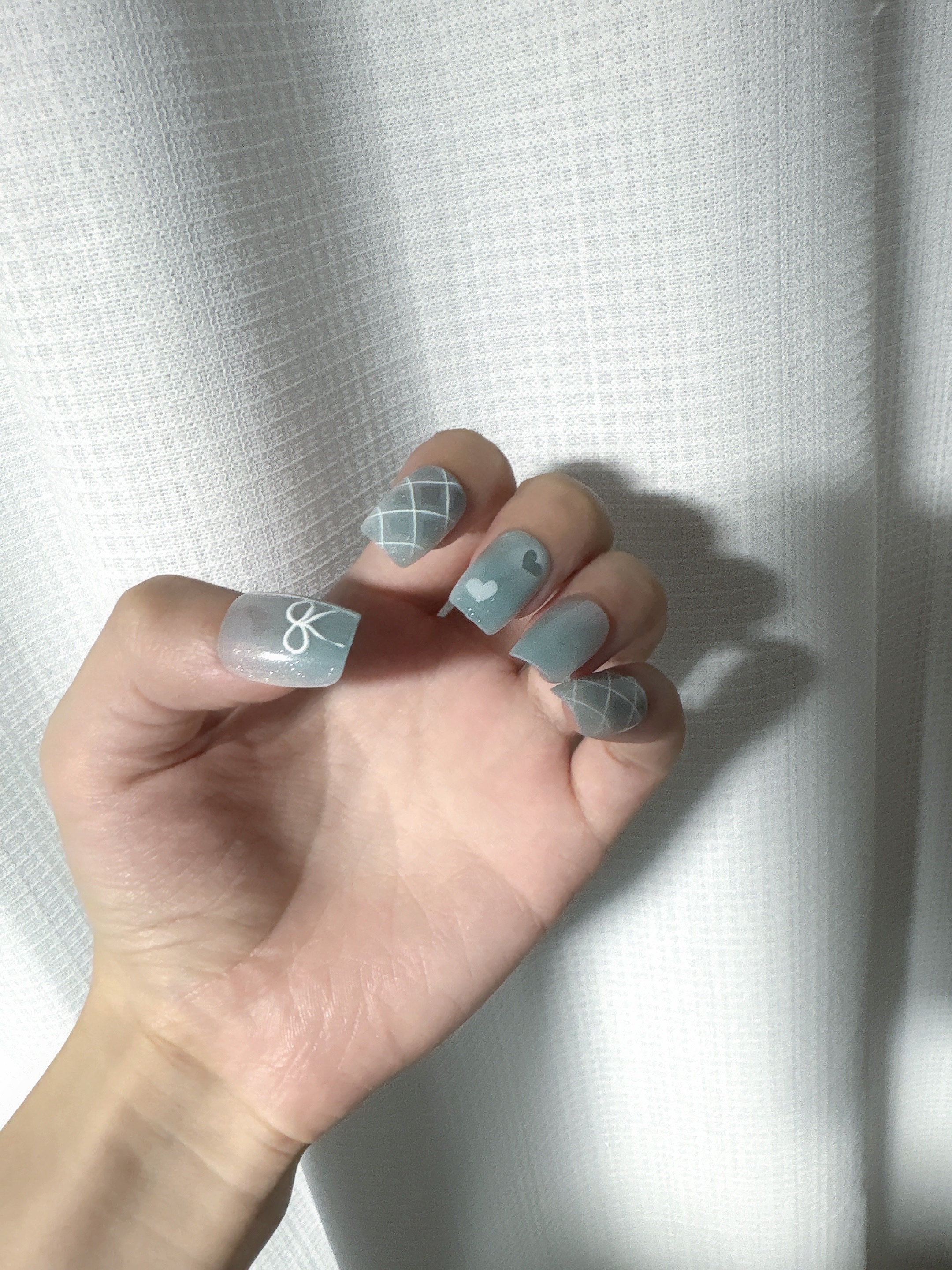 デザインショートネイルチップ/WEGO/ネイルチップ・パーツを使ったクチコミ（2枚目）