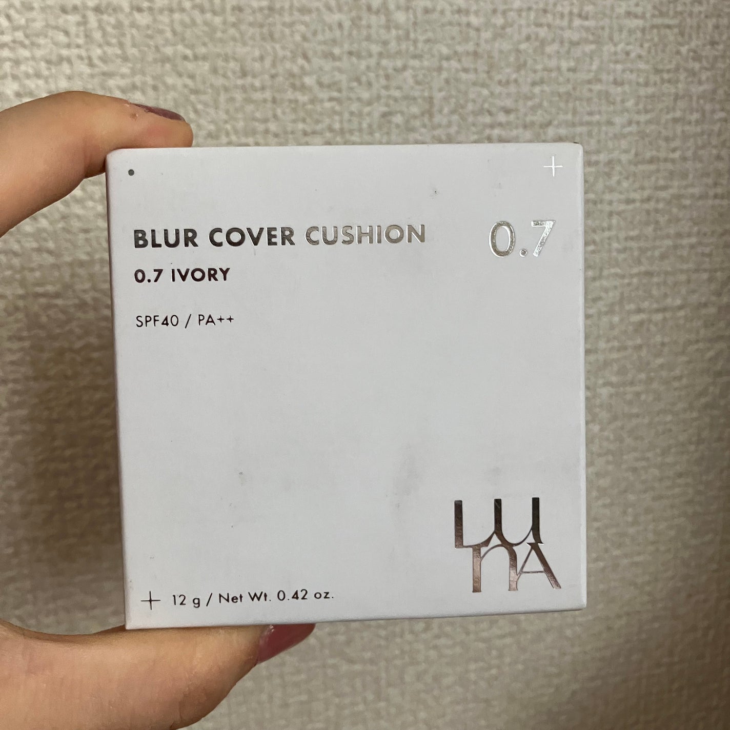 ブラーカバークッション/LUNA/クッションファンデーションを使ったクチコミ(7枚目)