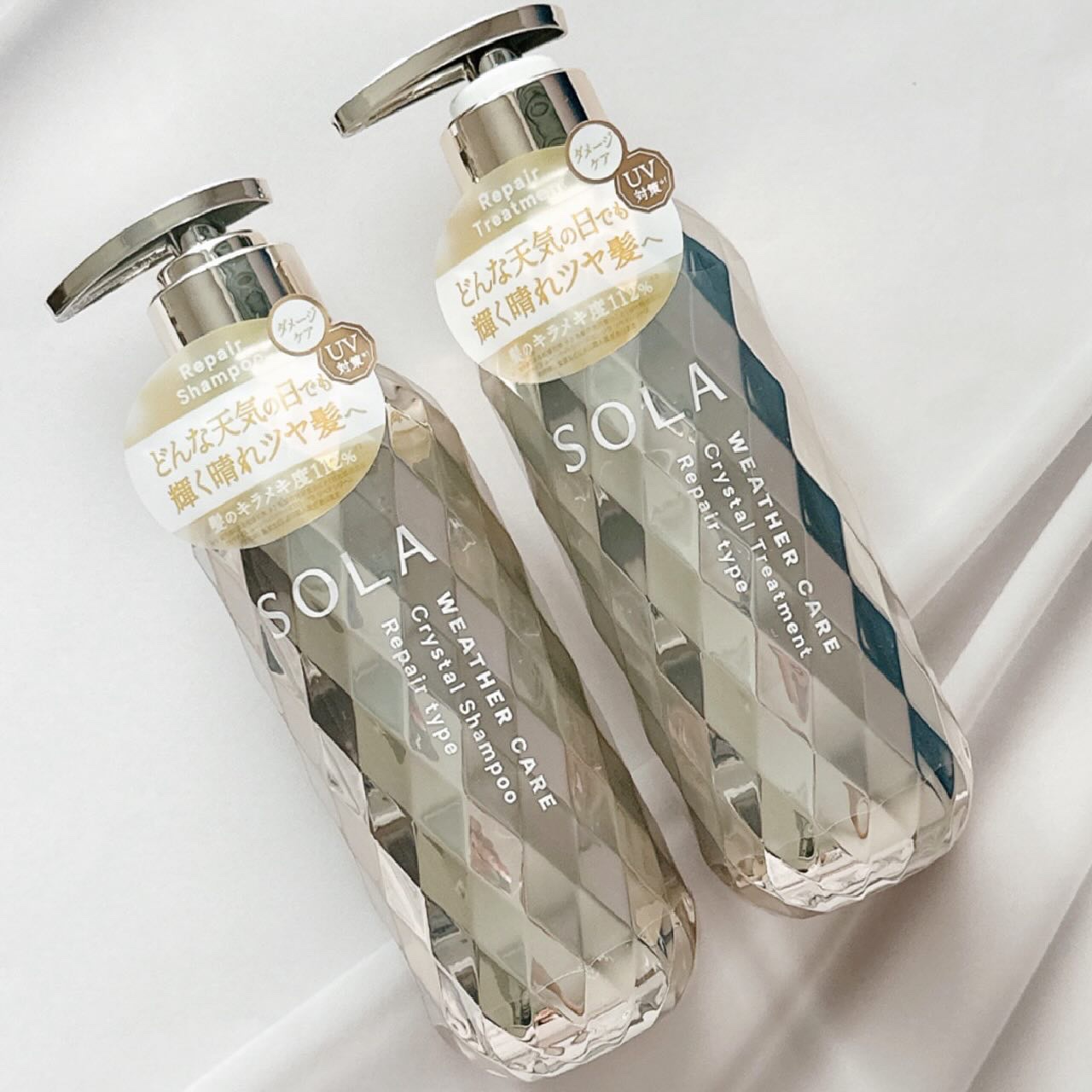 ソラ ウェザーケア クリスタル シャンプー/ヘアトリートメント リペアタイプ/SOLA WEATHER CARE/市販シャンプーを使ったクチコミ（3枚目）