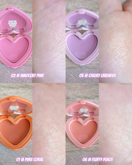 Luv Beam Cheek/lilybyred/パウダーチークを使ったクチコミ(6枚目)