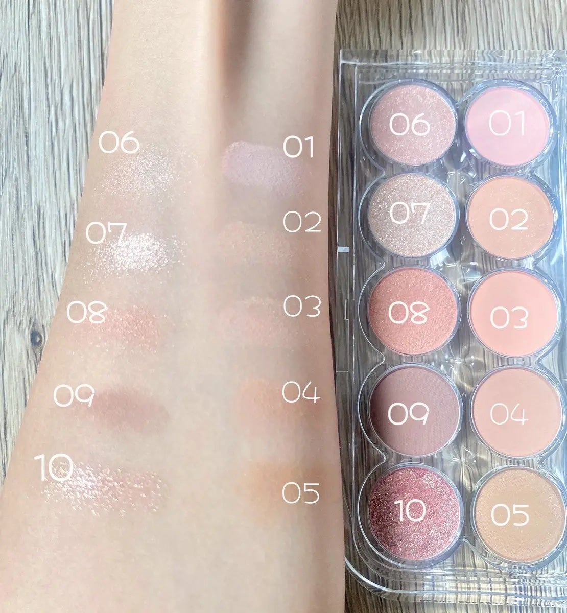 ライトオンアイズシャドウパレット/ルミル/アイシャドウパレットを使ったクチコミ(4枚目)