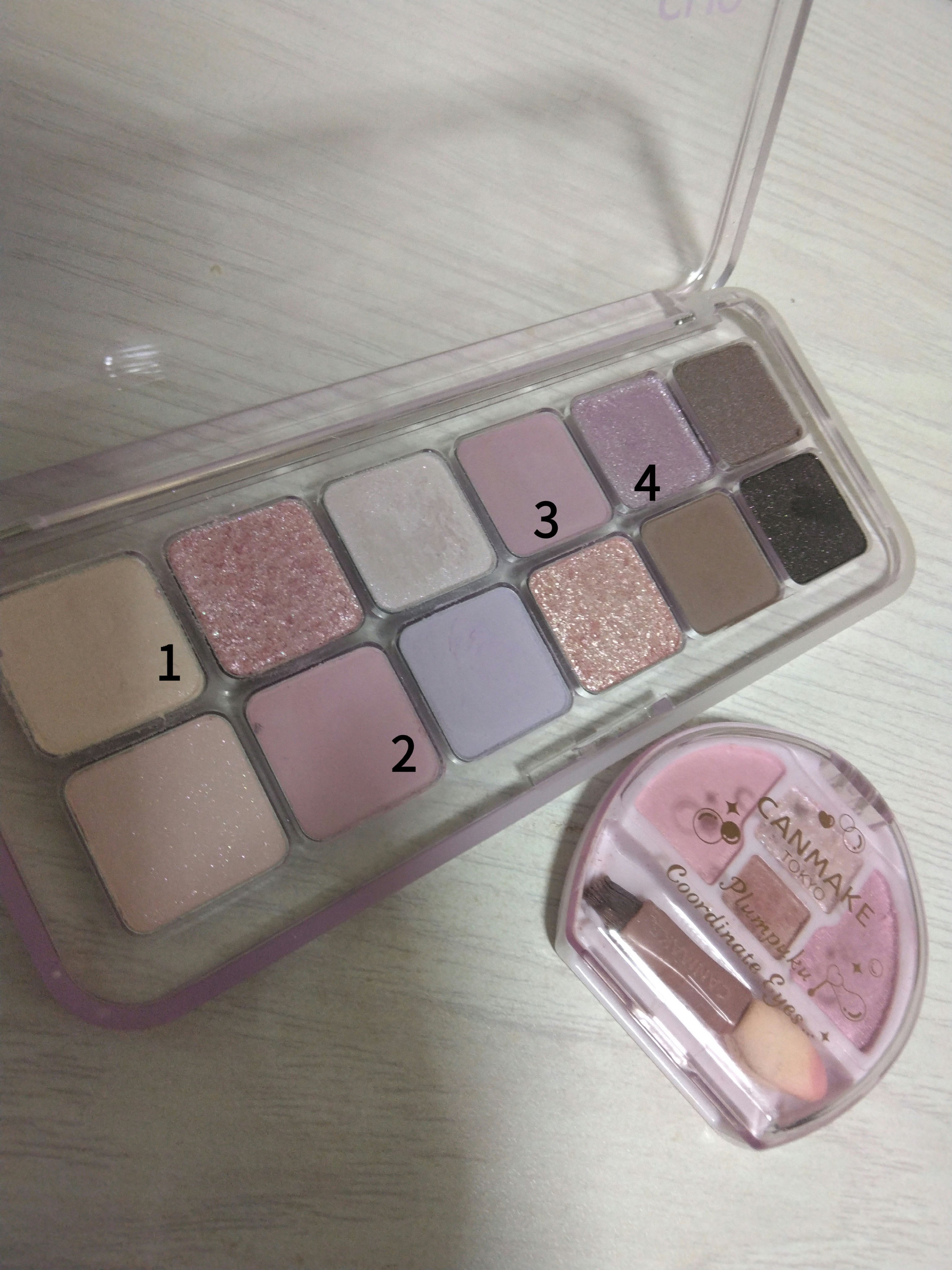 プロ アイ パレット エアー 105 DSG バイオレット(DEOKSUGUNG STONE WALL ROAD)/CLIO/アイシャドウパレットを使ったクチコミ（2枚目）