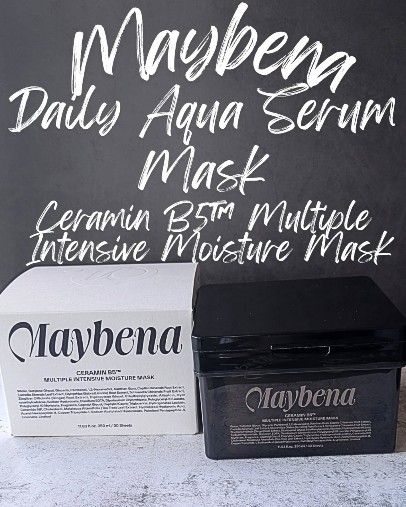 マルチプルインテンシブモイスチャーマスク/MAYBENA/シートマスク・パックを使ったクチコミ(1枚目)