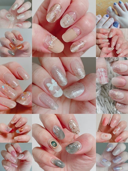 セミキュアジェルネイル(ハンド)/ohora/ネイルシールを使ったクチコミ(3枚目)