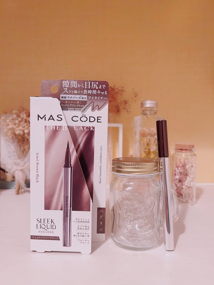 マスコード スリークリキッド アイライナー /MASCODE/リキッドアイライナーを使ったクチコミ(1枚目)