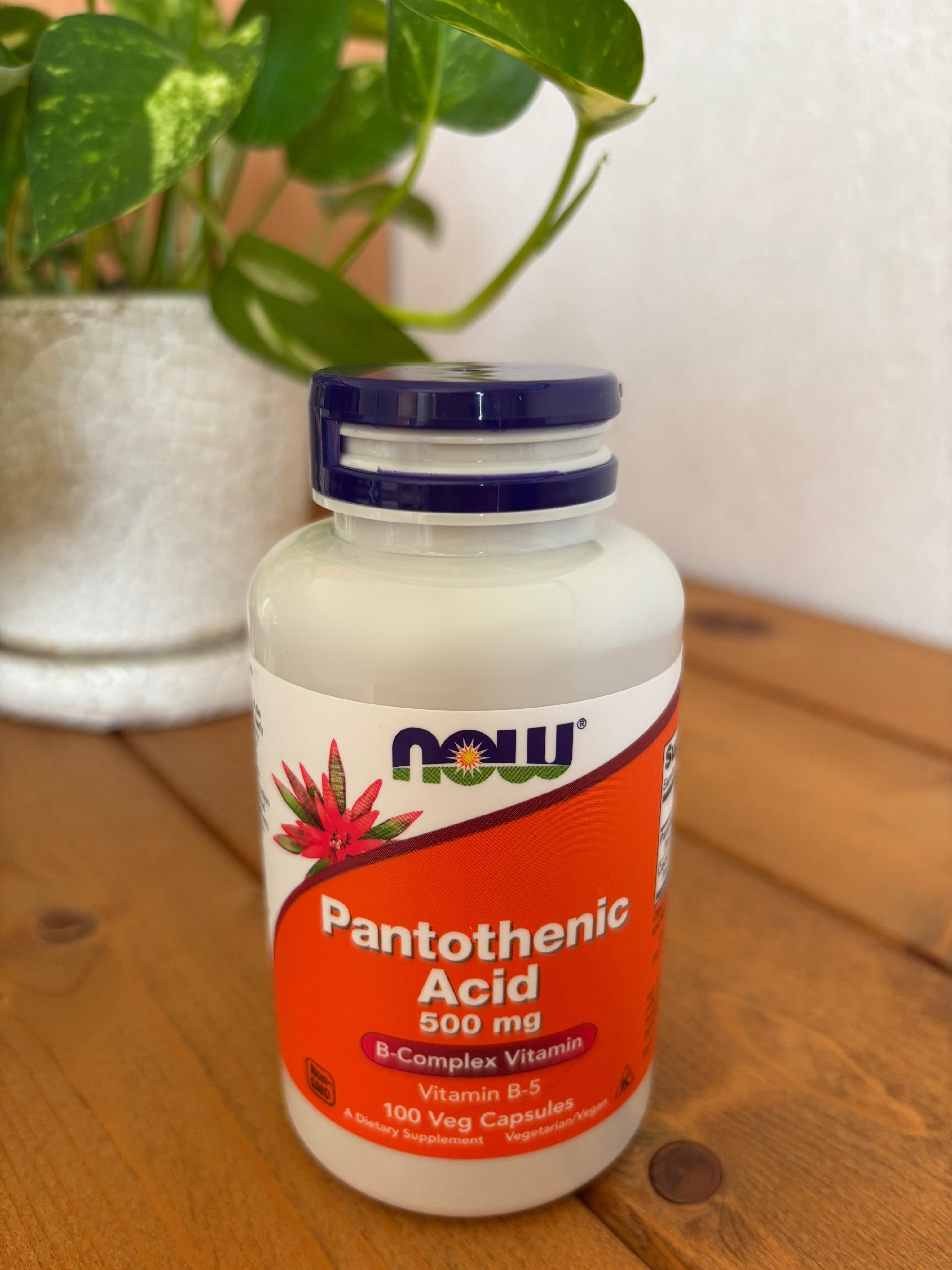 PantothenicAcid 500mg/Now Foods/健康サプリメントを使ったクチコミ（1枚目）