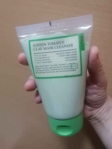 グリーントマトクレイマスククレンザー/FULLY/洗い流すパック・マスクを使ったクチコミ(1枚目)