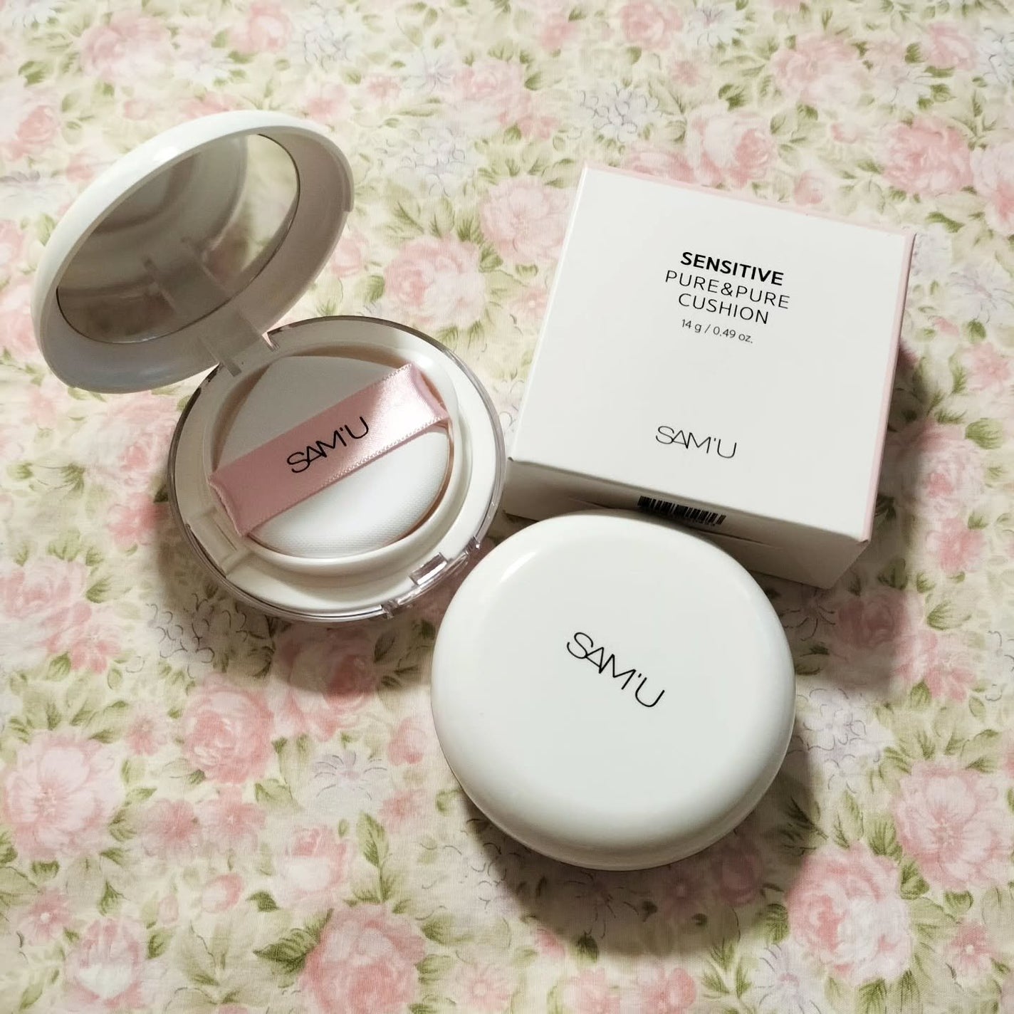 センシティブピュア&ピュアクッション/SAM'U/クッションファンデーションを使ったクチコミ(1枚目)