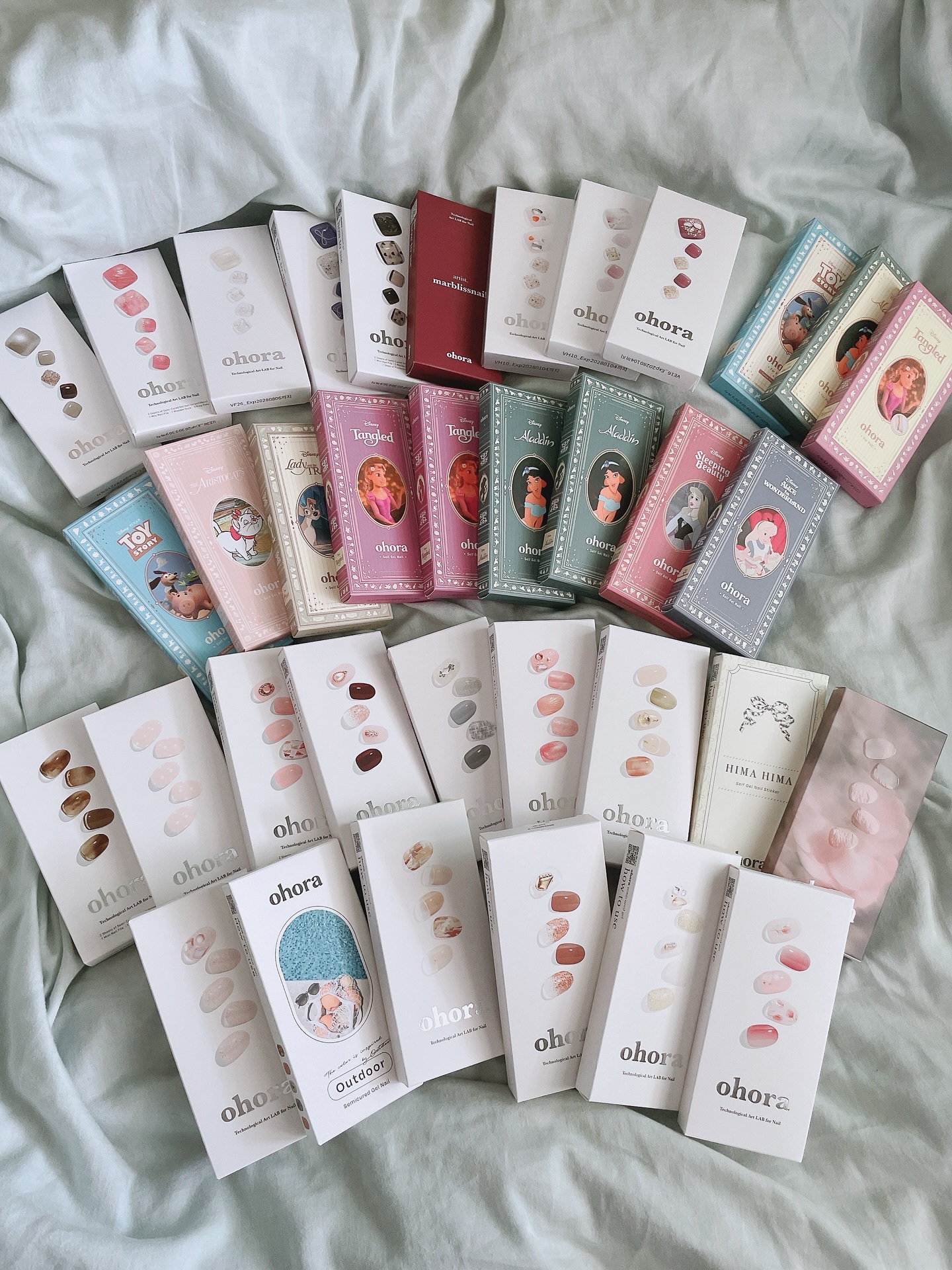 セミキュアジェルネイル（ハンド）/ohora/ネイルシールを使ったクチコミ（2枚目）