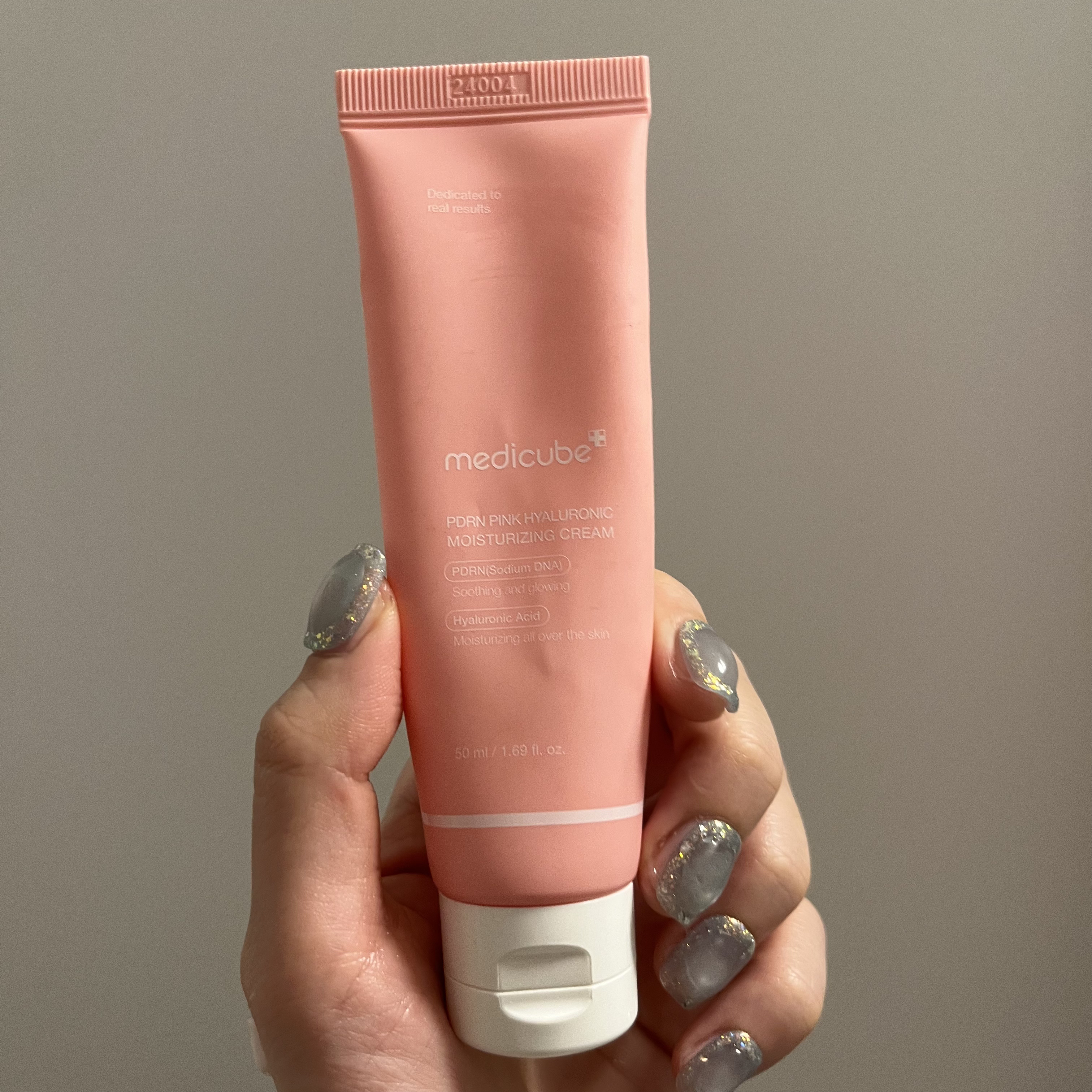 PDRN ピンク ヒアルロニック 水分クリーム/MEDICUBE/フェイスクリームを使ったクチコミ（1枚目）