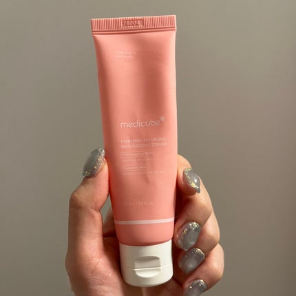 PDRN ピンク ヒアルロニック 水分クリーム/MEDICUBE/フェイスクリームを使ったクチコミ(1枚目)