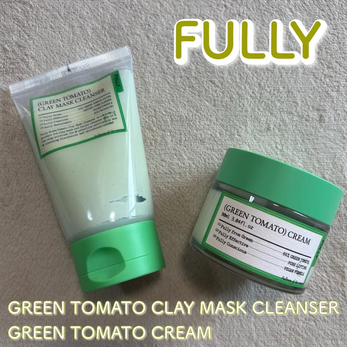 グリーントマトクレイマスククレンザー/FULLY/洗い流すパック・マスクを使ったクチコミ（1枚目）