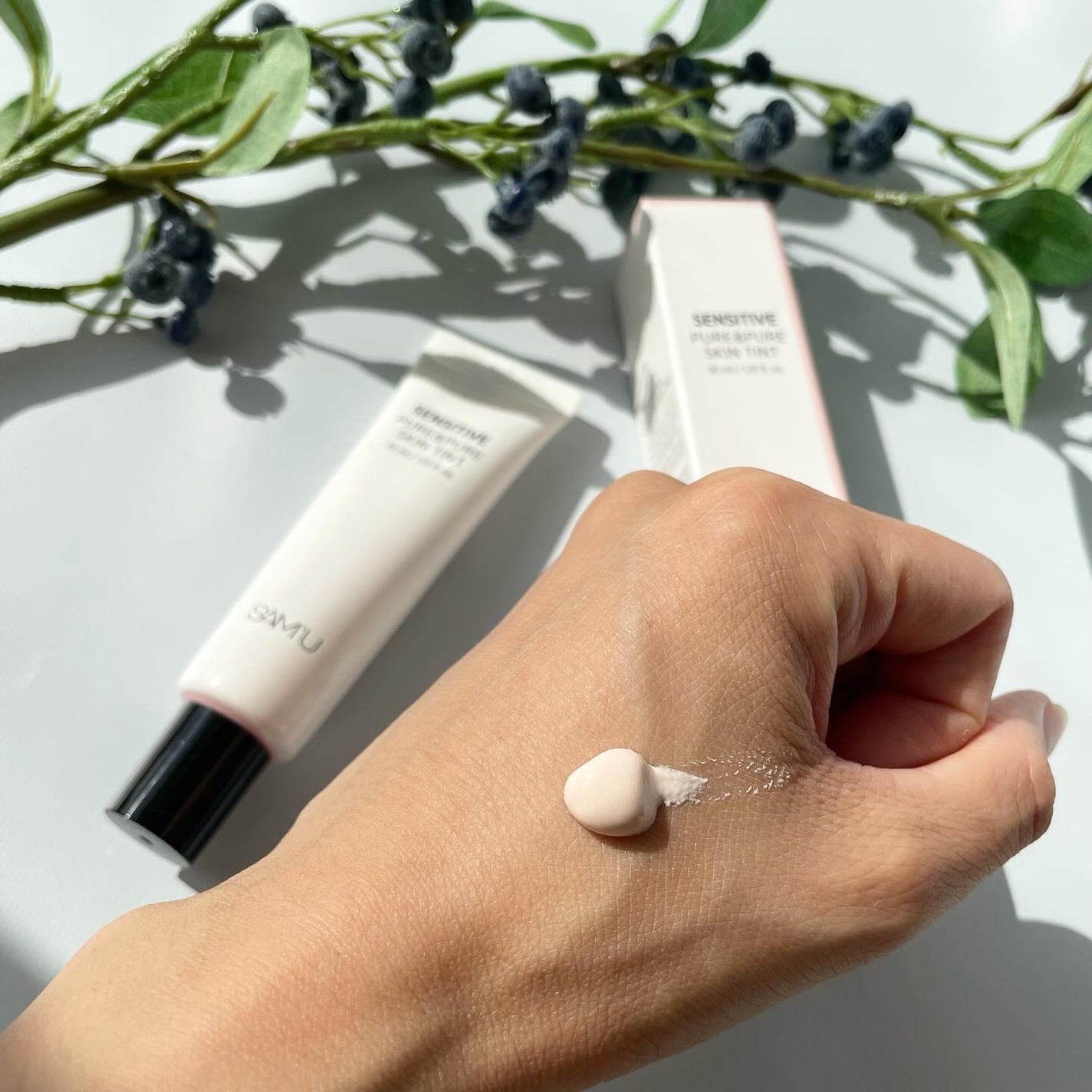 センシティブピュア&ピュアスキンティント/SAM'U/化粧下地を使ったクチコミ(4枚目)