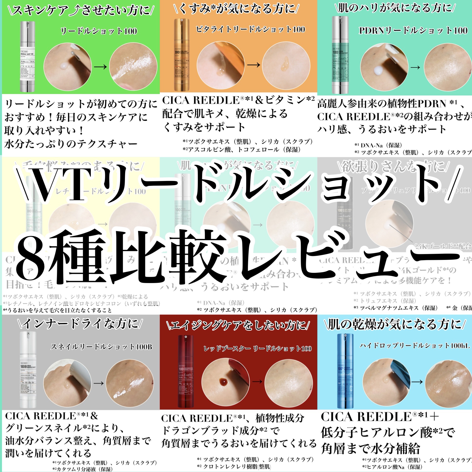 リードルショット100/VT/美容液を使ったクチコミ（1枚目）