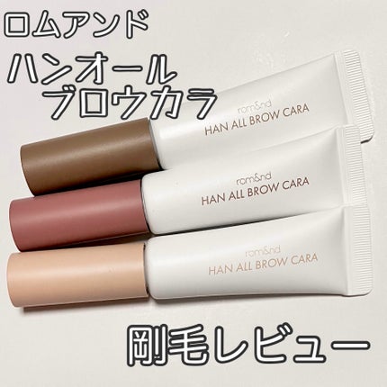 ハンオールブロウカラ/rom&nd/眉マスカラを使ったクチコミ(1枚目)