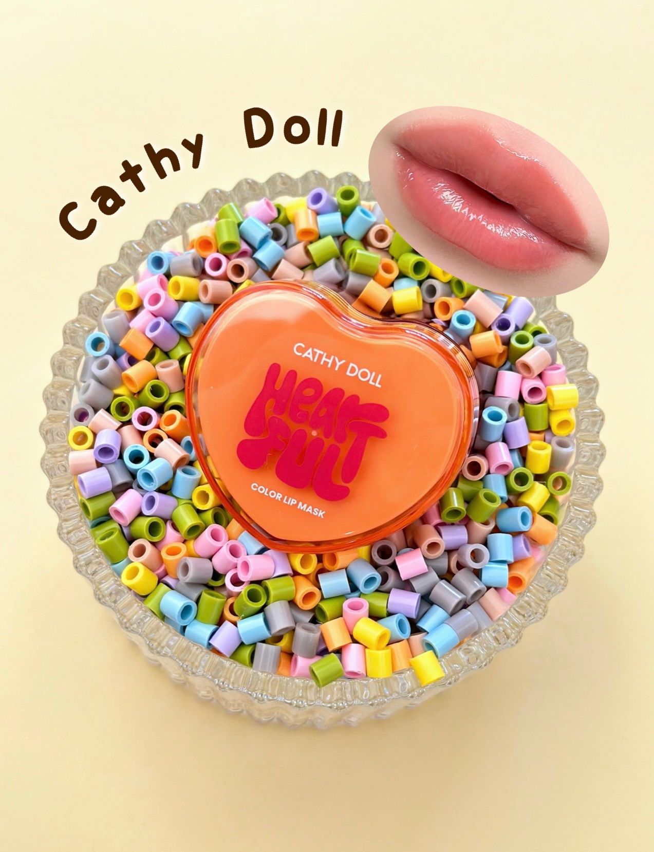 Cathy Doll ハートフル カラーリップマスク/CathyDoll/リップマスクを使ったクチコミ（1枚目）