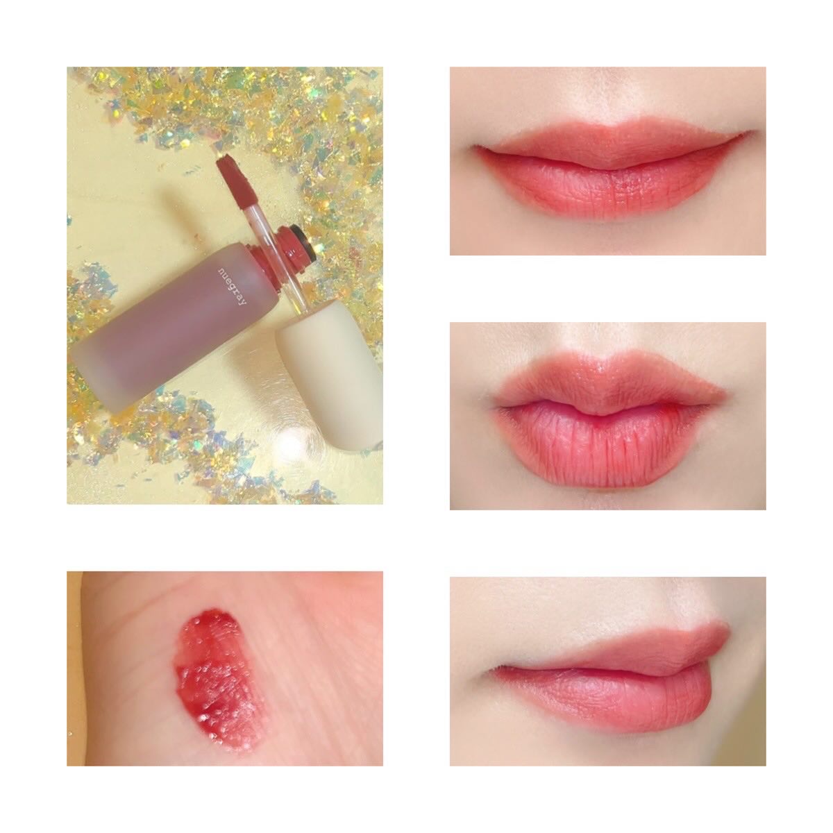 デイリームードマットリキッド #1フェイバリット/nuegray/リップグロスを使ったクチコミ（2枚目）