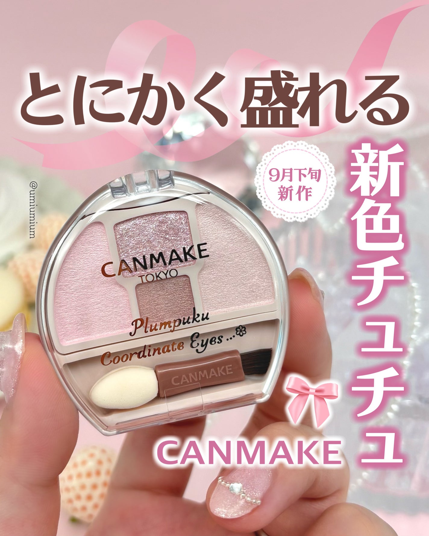 プランぷくコーデアイズ/キャンメイク/パウダーアイシャドウを使ったクチコミ(1枚目)