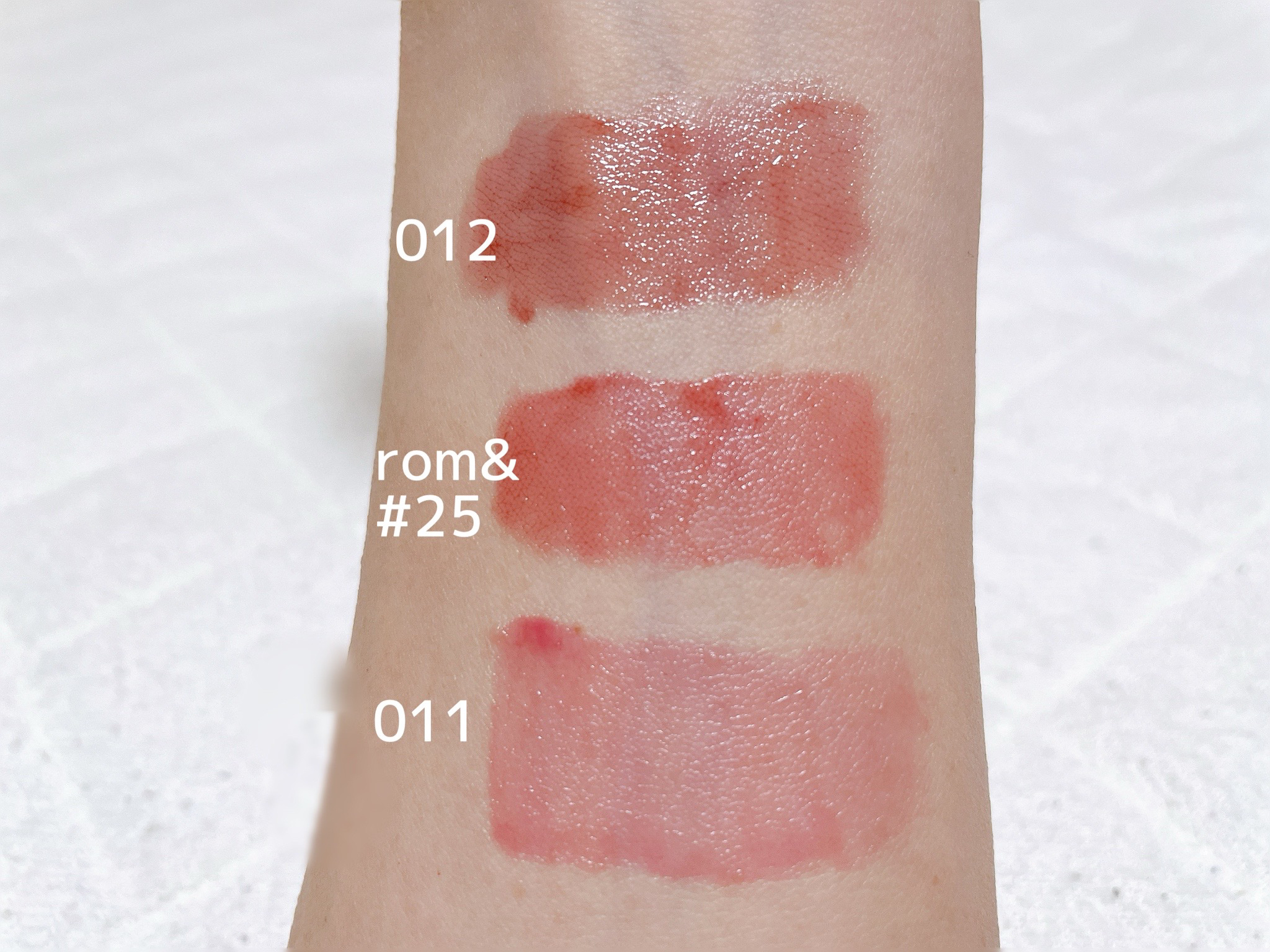 オブジェグロッシーミニ/MUZIGAE MANSION/リップティントを使ったクチコミ（2枚目）