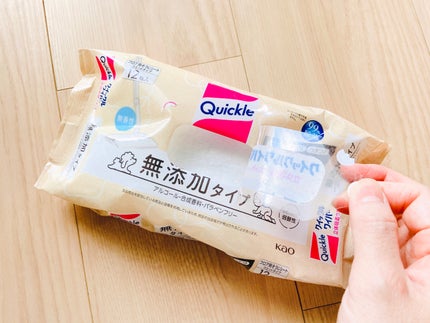 クイックルワイパー 立体吸着ウエットシート/クイックル/その他を使ったクチコミ(4枚目)
