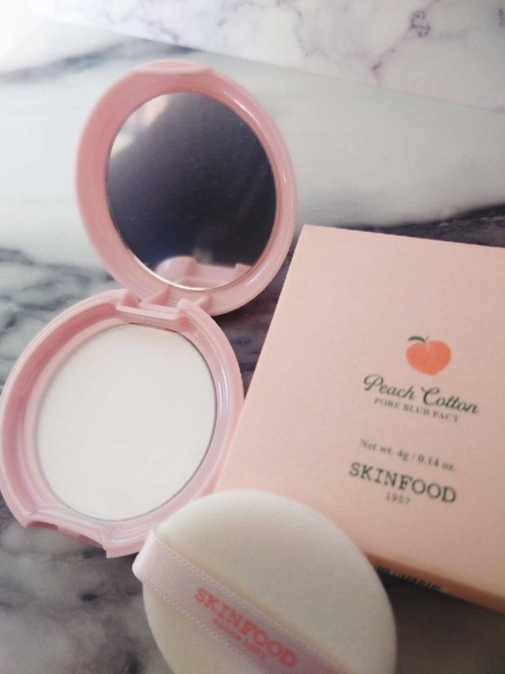 ピーチコットン ポア サンパクト/SKINFOOD/プレストパウダーを使ったクチコミ（2枚目）