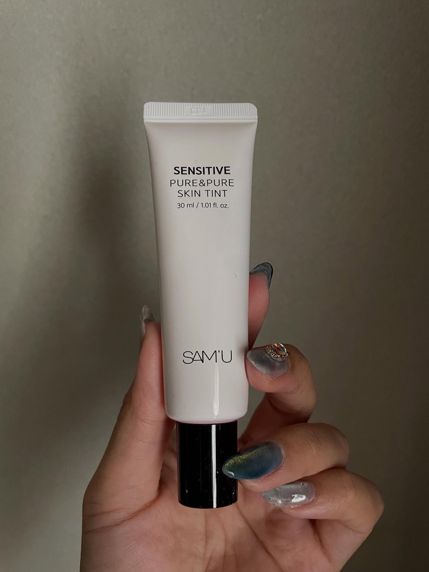センシティブピュア＆ピュアスキンティント/SAM'U/化粧下地を使ったクチコミ（3枚目）
