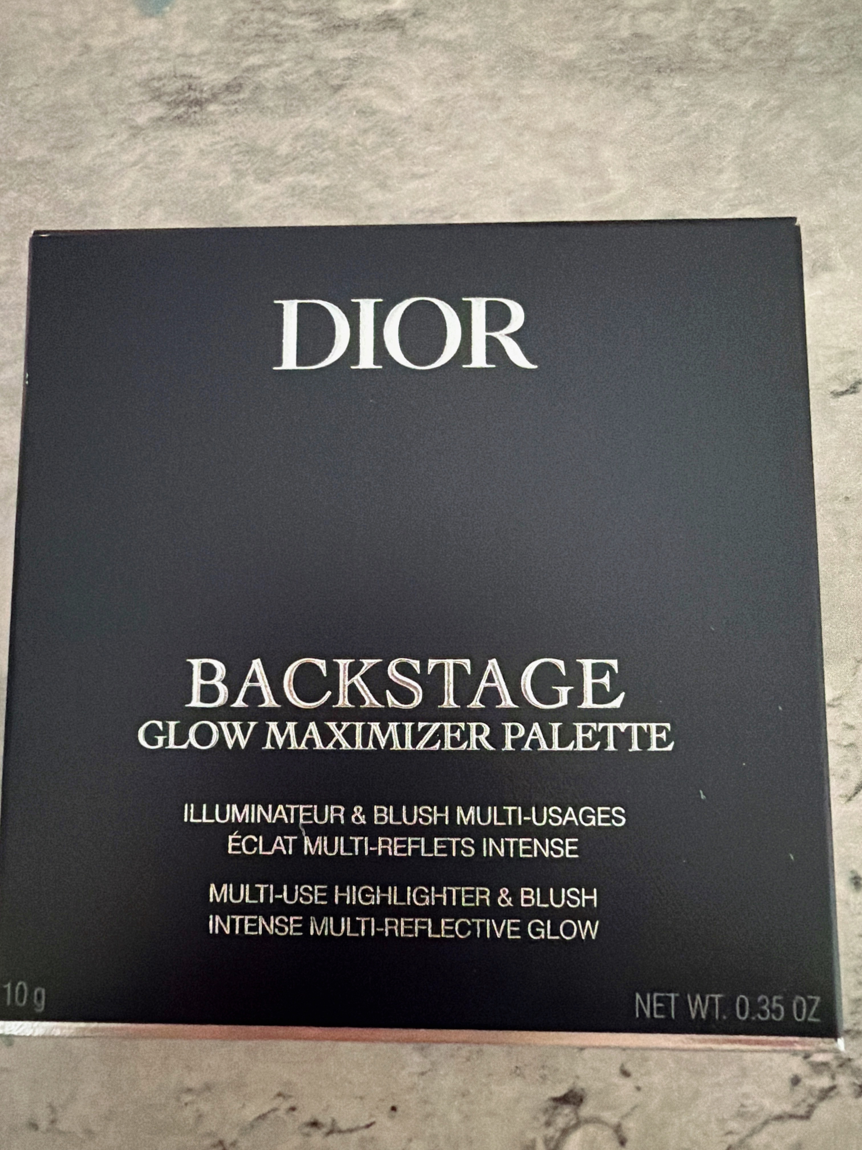 ディオール バックステージ フェイス グロウ パレット/Dior/ハイライトを使ったクチコミ（1枚目）