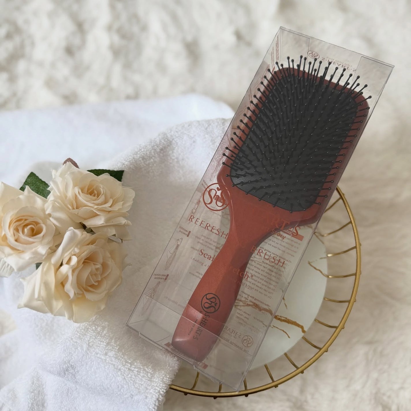 頭皮すこやかブラシ/エスハートエス/ヘアブラシを使ったクチコミ(5枚目)