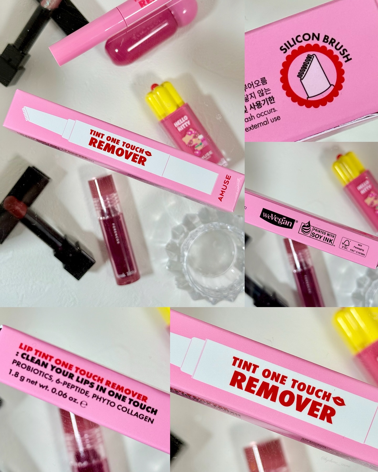 ティント ワンタッチリムーバー ティント ワンタッチリムーバー/AMUSE/ポイントメイクリムーバーを使ったクチコミ（2枚目）