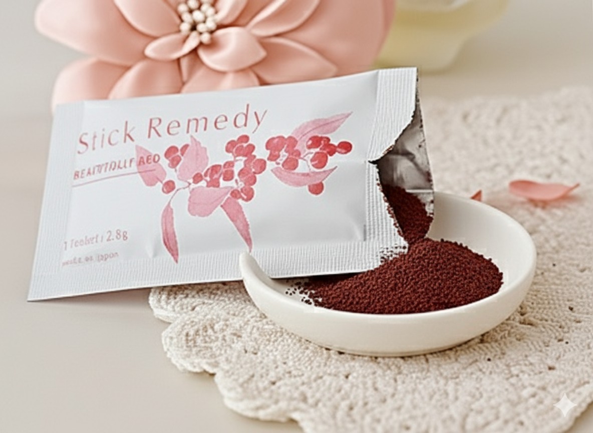 Beautifully Red/Stick Remedy/健康サプリメントを使ったクチコミ（3枚目）