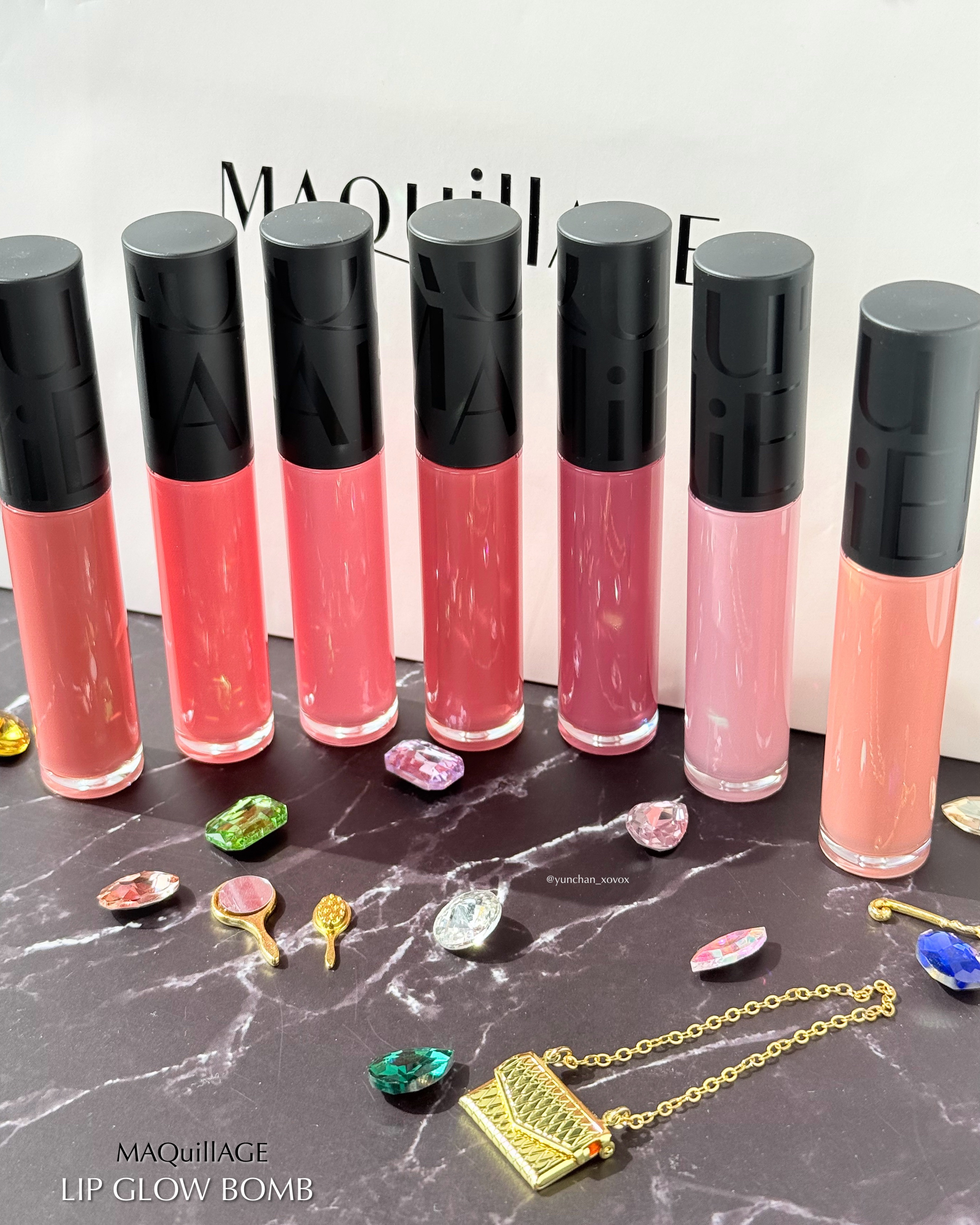 リップグロウボム RS515 あずきボム/マキアージュ/リップティントを使ったクチコミ（2枚目）