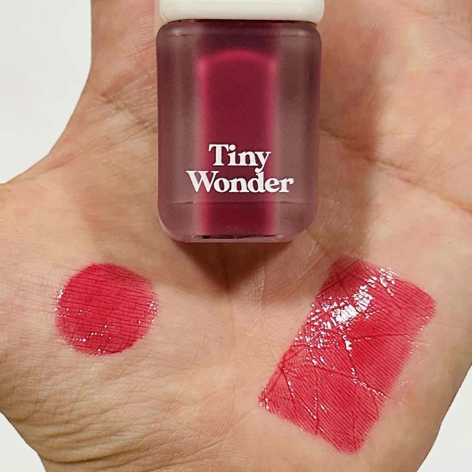 ハイパーデューイリップティント/Tiny Wonder/リップティントを使ったクチコミ（2枚目）