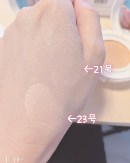 センシティブピュア&ピュアクッション/SAM'U/クッションファンデーションを使ったクチコミ(2枚目)