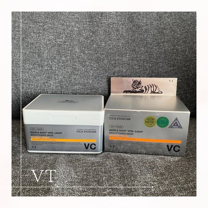 VT リードルショットビタライトブライトニングマスクのクチコミ「
こちらもメガ割購入品🎀
・VT リードルショットビタライトブライトニングマスク
VT.....」(1枚目)