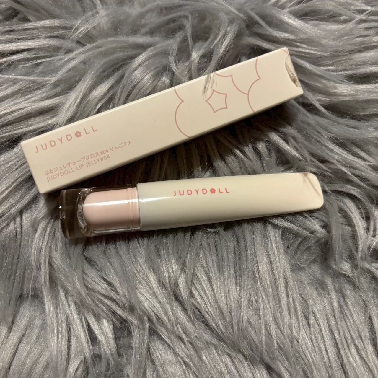 JUDYDOLL ぷるジュレチューブグロス 04 りんごアメ/JUDYDOLL/リップグロスを使ったクチコミ（1枚目）