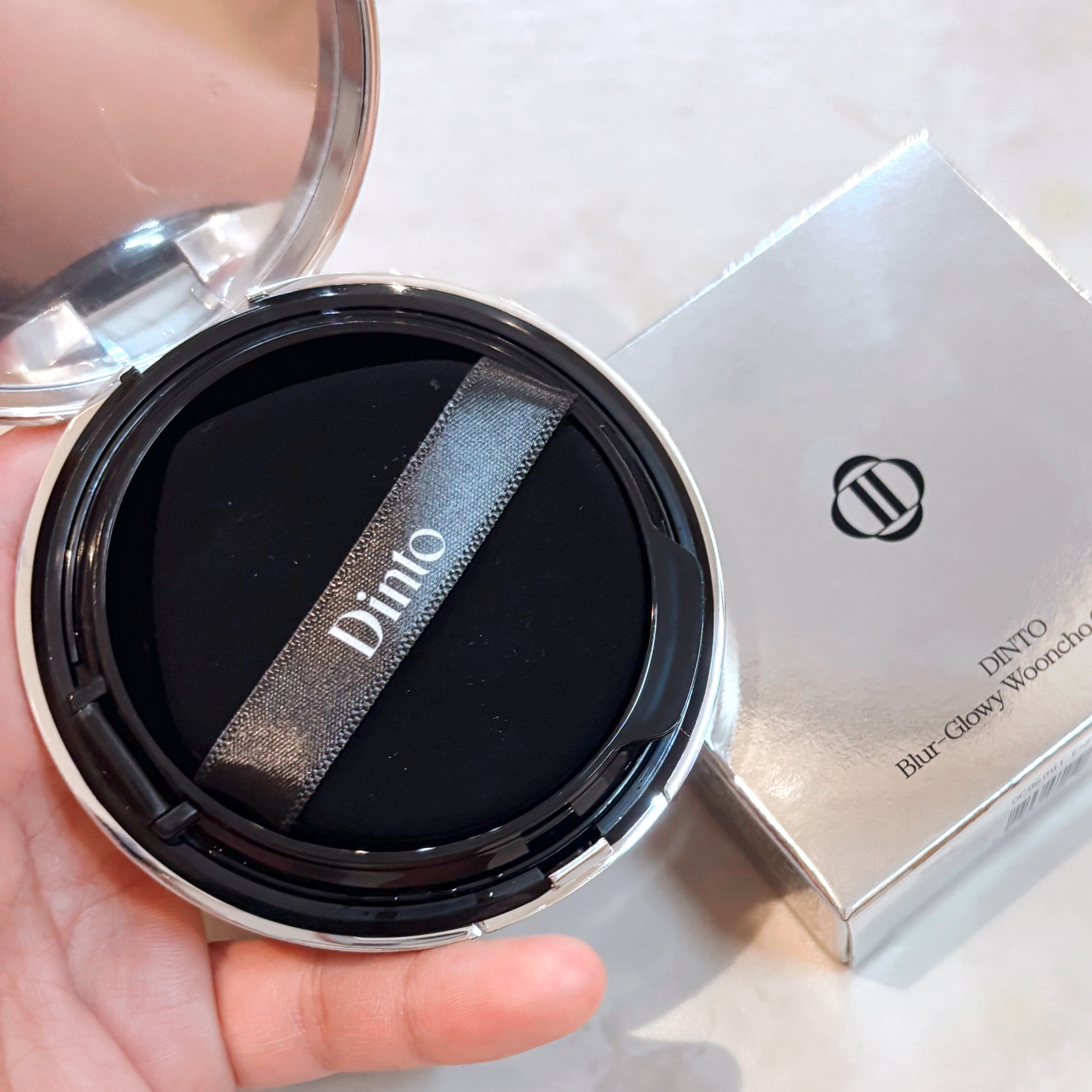ブラーグローイクッション 942 Sage Wooncho/Dinto/クッションファンデーションを使ったクチコミ（2枚目）