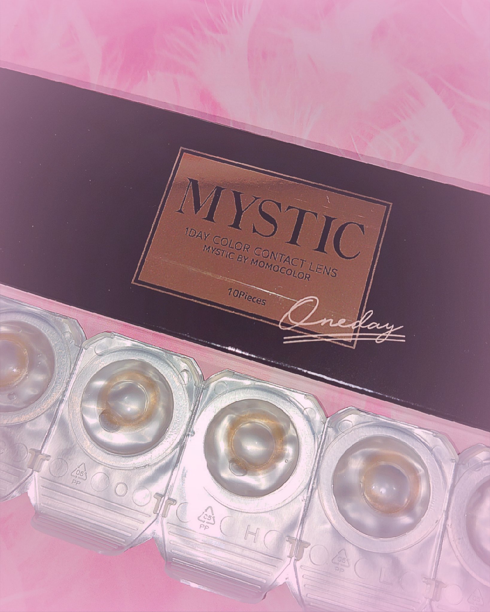 MYSTIC MOMOCOLOR/MYSTIC/カラーコンタクトレンズを使ったクチコミ（1枚目）