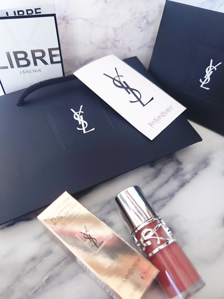 YSL ラブシャイン グロスプランパー #5 カリフォルニア サンシャイン/YVES SAINT LAURENT BEAUTE/リップグロスを使ったクチコミ（1枚目）