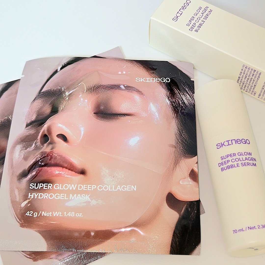 SUPER GLOW DEEP COLLAGEN BUBBLE SERUM/SKINEGO/美容液を使ったクチコミ（1枚目）