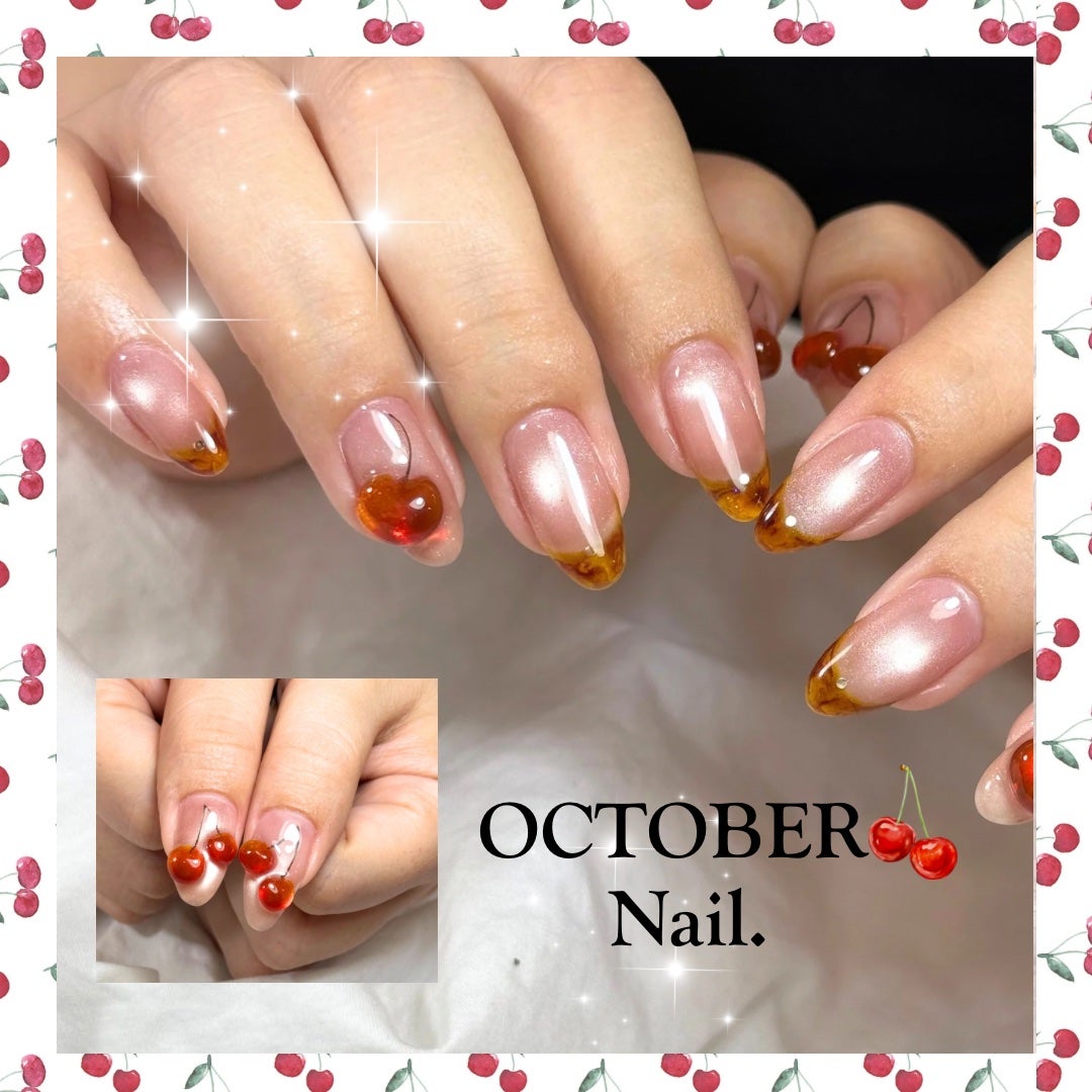 Kanna ╎フォロバ100 on LIPS 「OCTOBERNAIL.本当は9月ネイルだけどこれから10月後..」(1枚目)