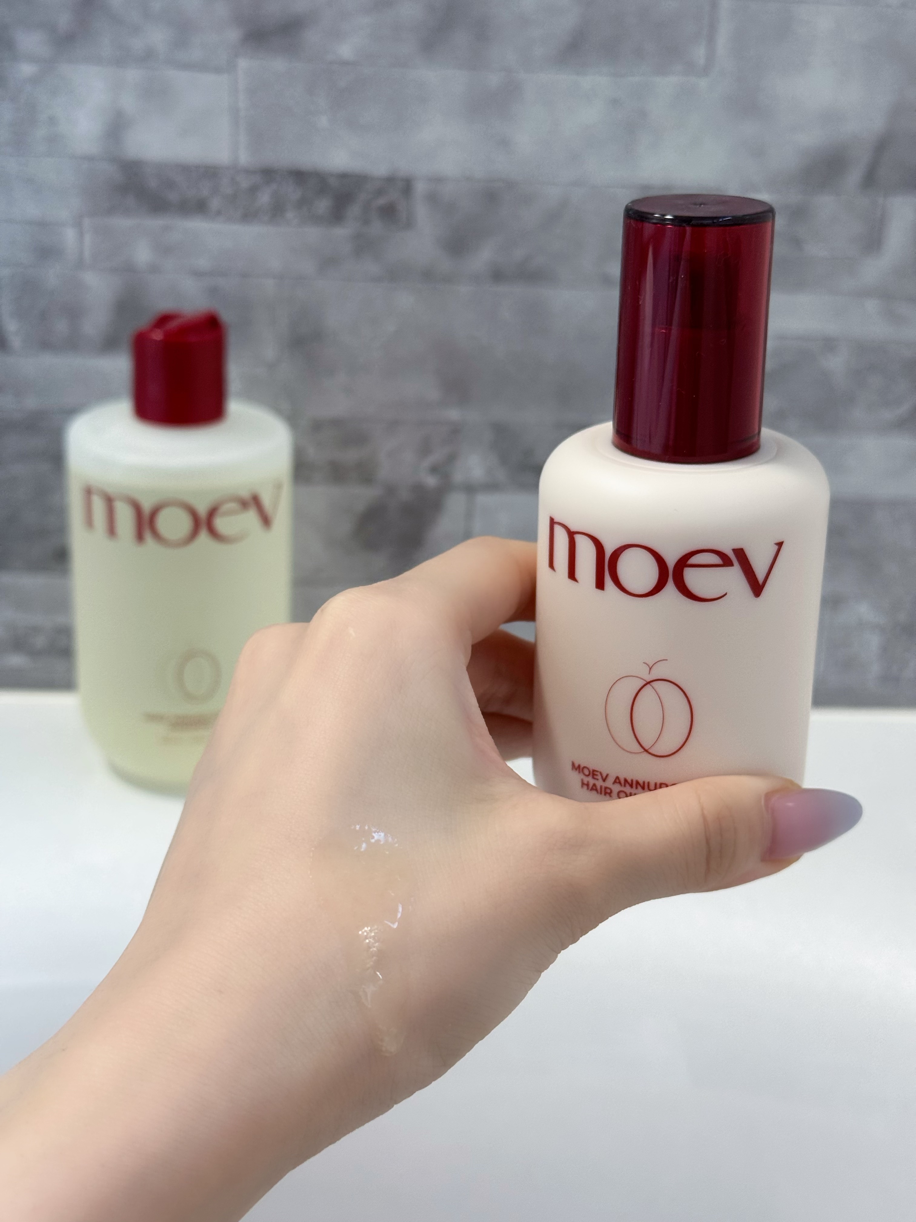 アヌカチンヘアオイルエッセンス/moev/ヘアオイルを使ったクチコミ（3枚目）