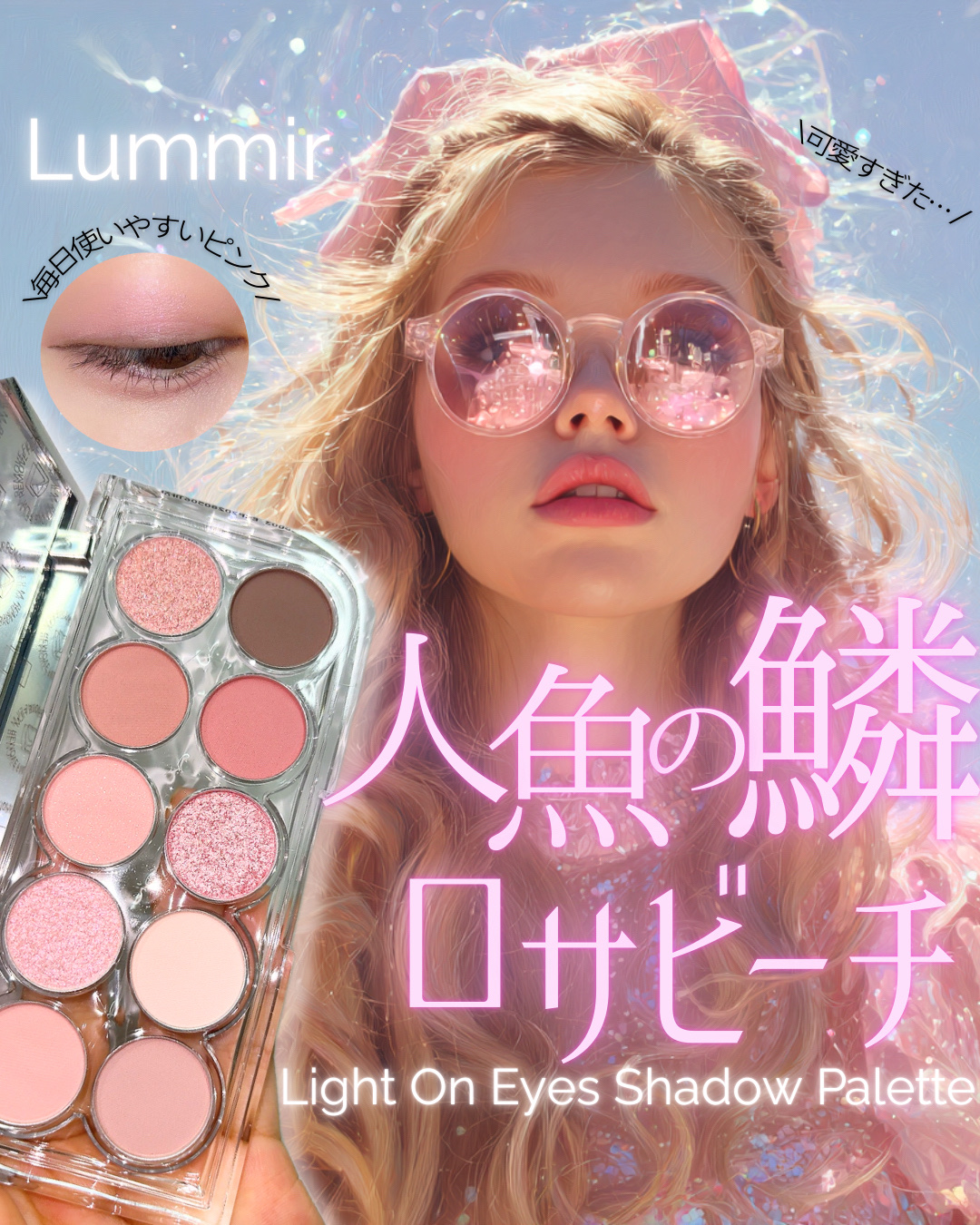 ライトオンアイズシャドウパレット/ルミル/アイシャドウパレットを使ったクチコミ（1枚目）
