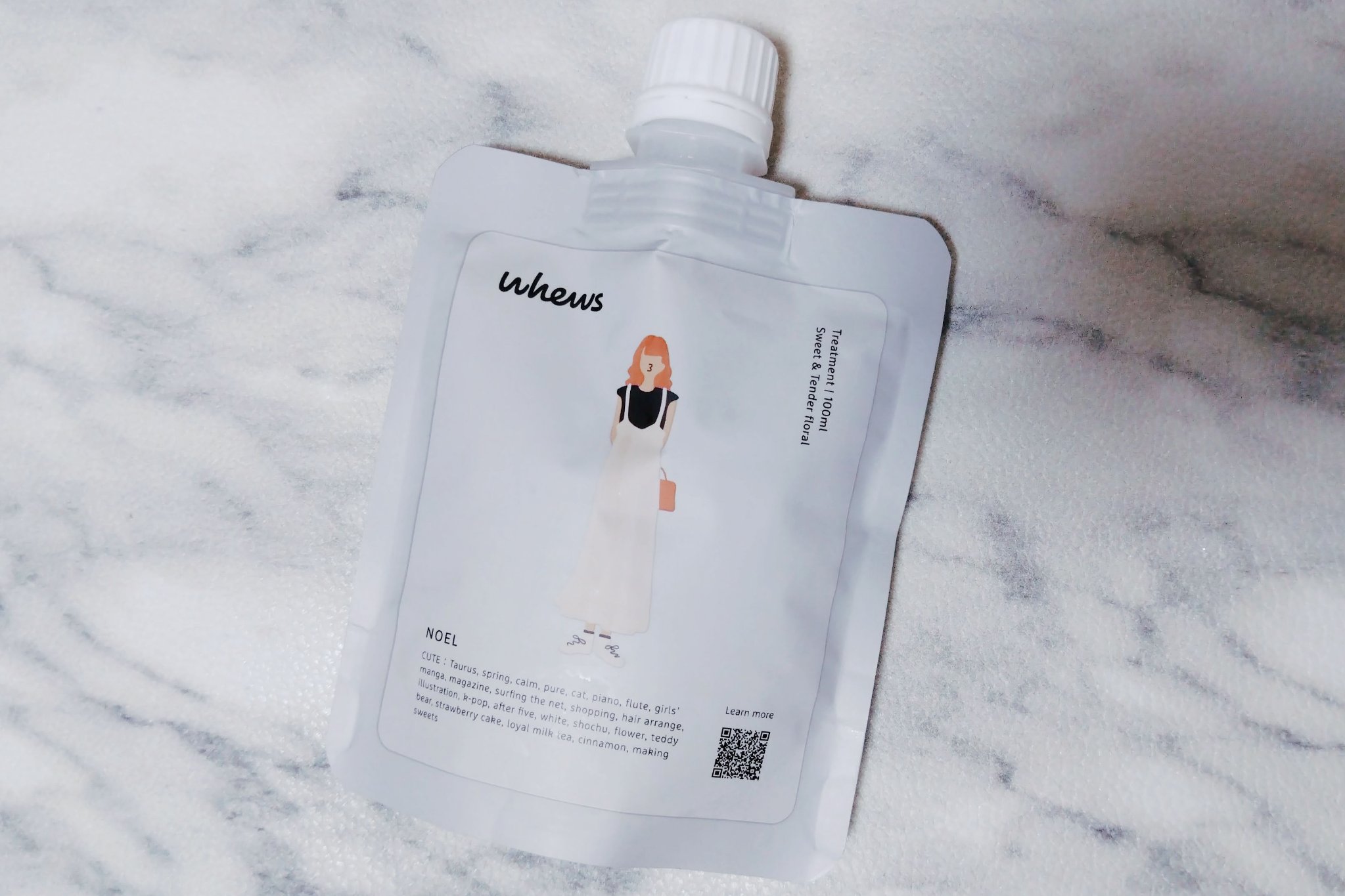 ノエル トリートメント ミニパウチ 100mL/whews/洗い流すヘアトリートメントを使ったクチコミ（1枚目）