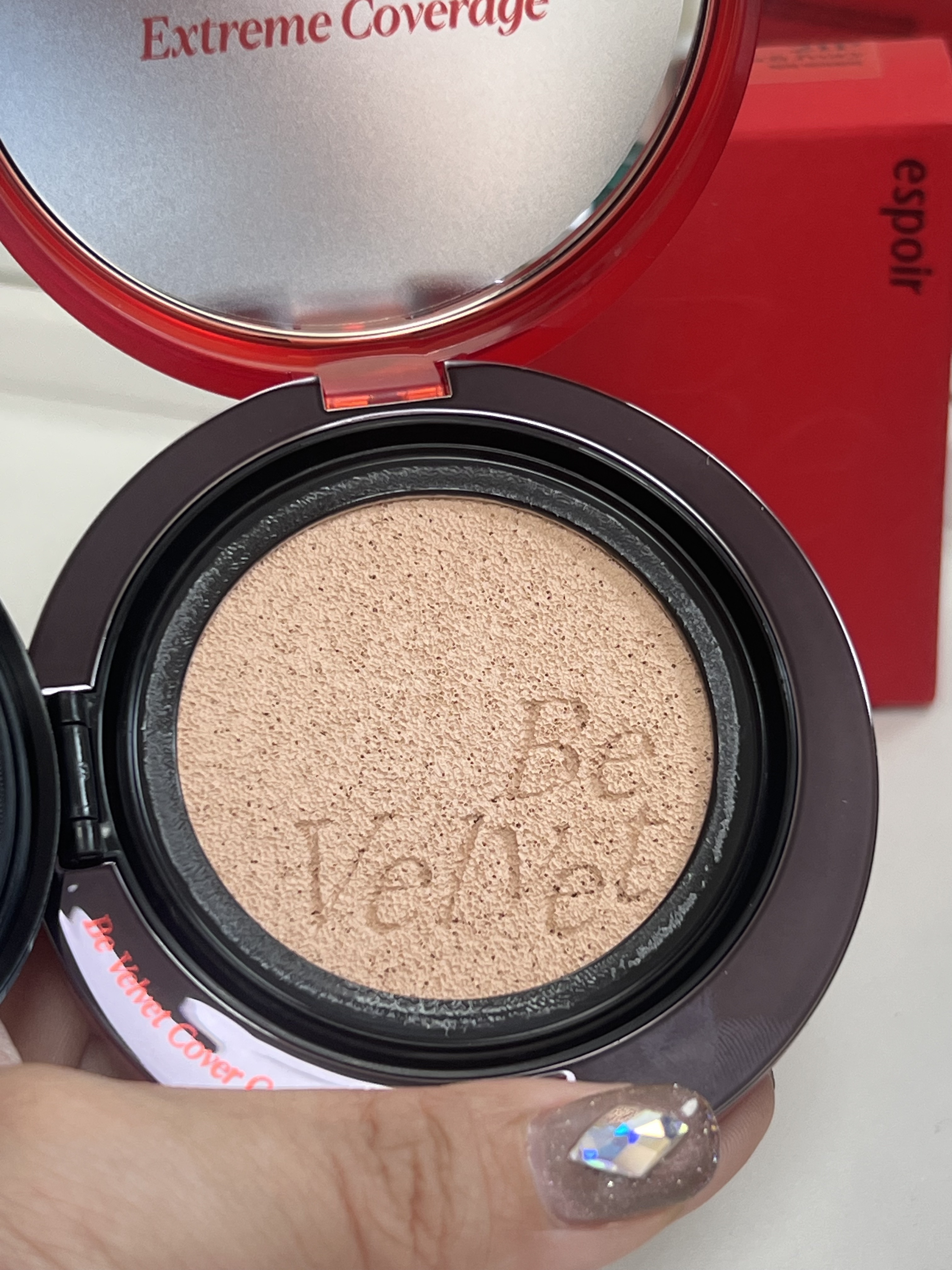 ビーベルベットカバークッション/espoir/クッションファンデーションを使ったクチコミ（3枚目）