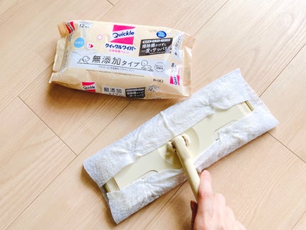 クイックルワイパー 立体吸着ウエットシート/クイックル/その他を使ったクチコミ(6枚目)