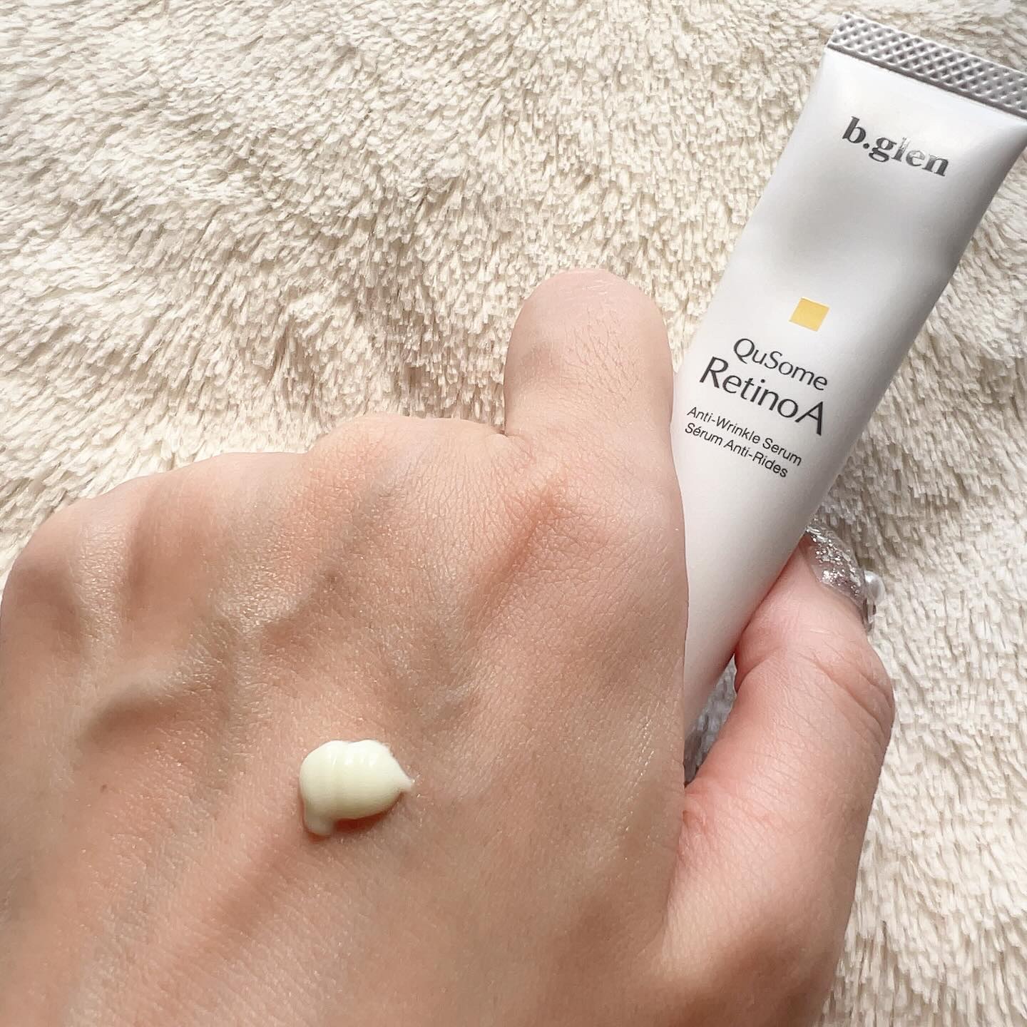 QuSomeレチノA/b.glen/美容液を使ったクチコミ（2枚目）