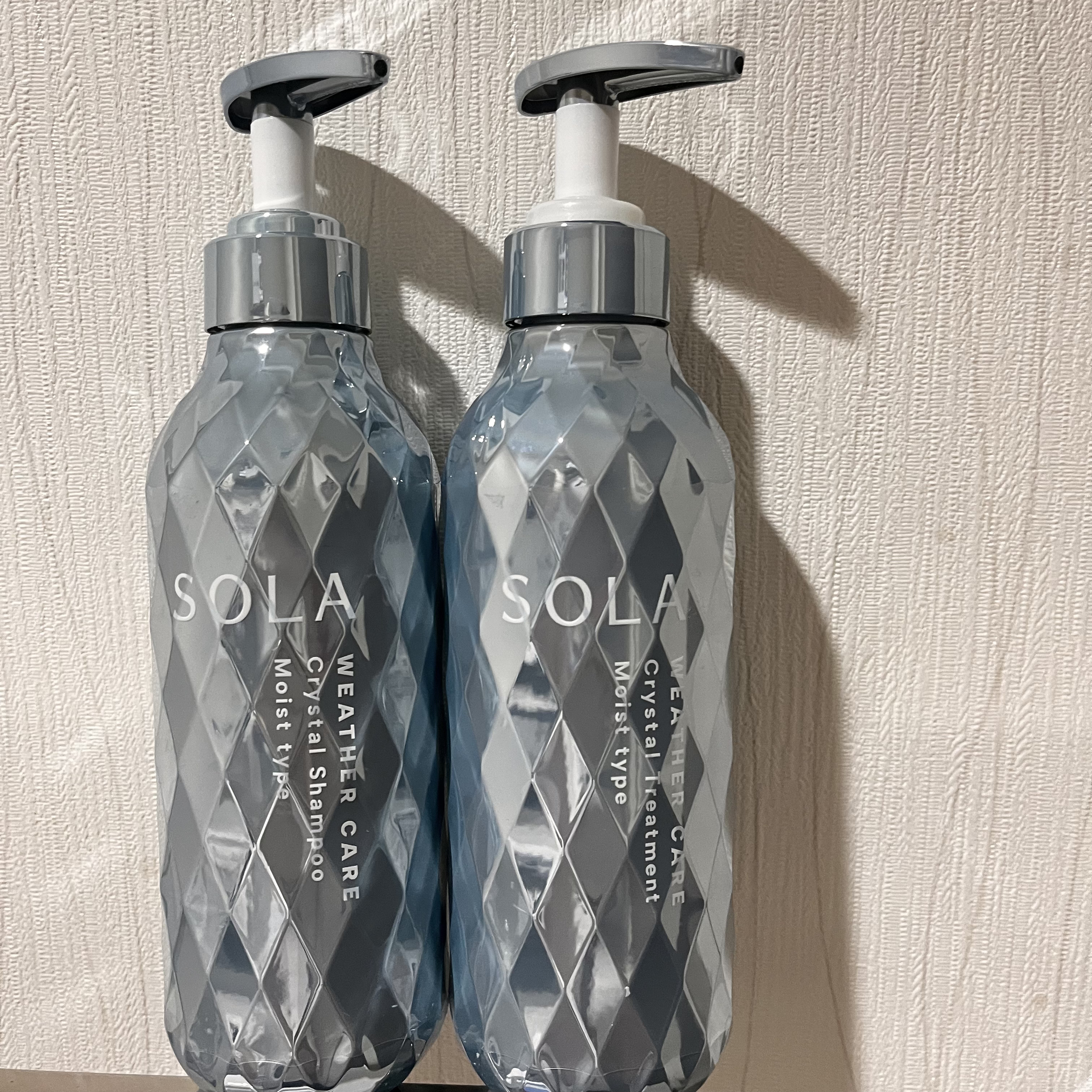 ソラ ウェザーケア クリスタル シャンプー/ヘアトリートメント モイストタイプ/SOLA WEATHER CARE/市販シャンプーを使ったクチコミ（1枚目）