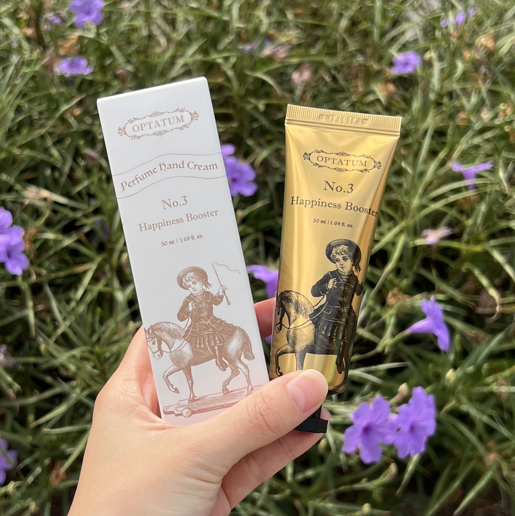 パフュームハンドクリーム グリーンデュー/オプタウム/ハンドクリームを使ったクチコミ（1枚目）