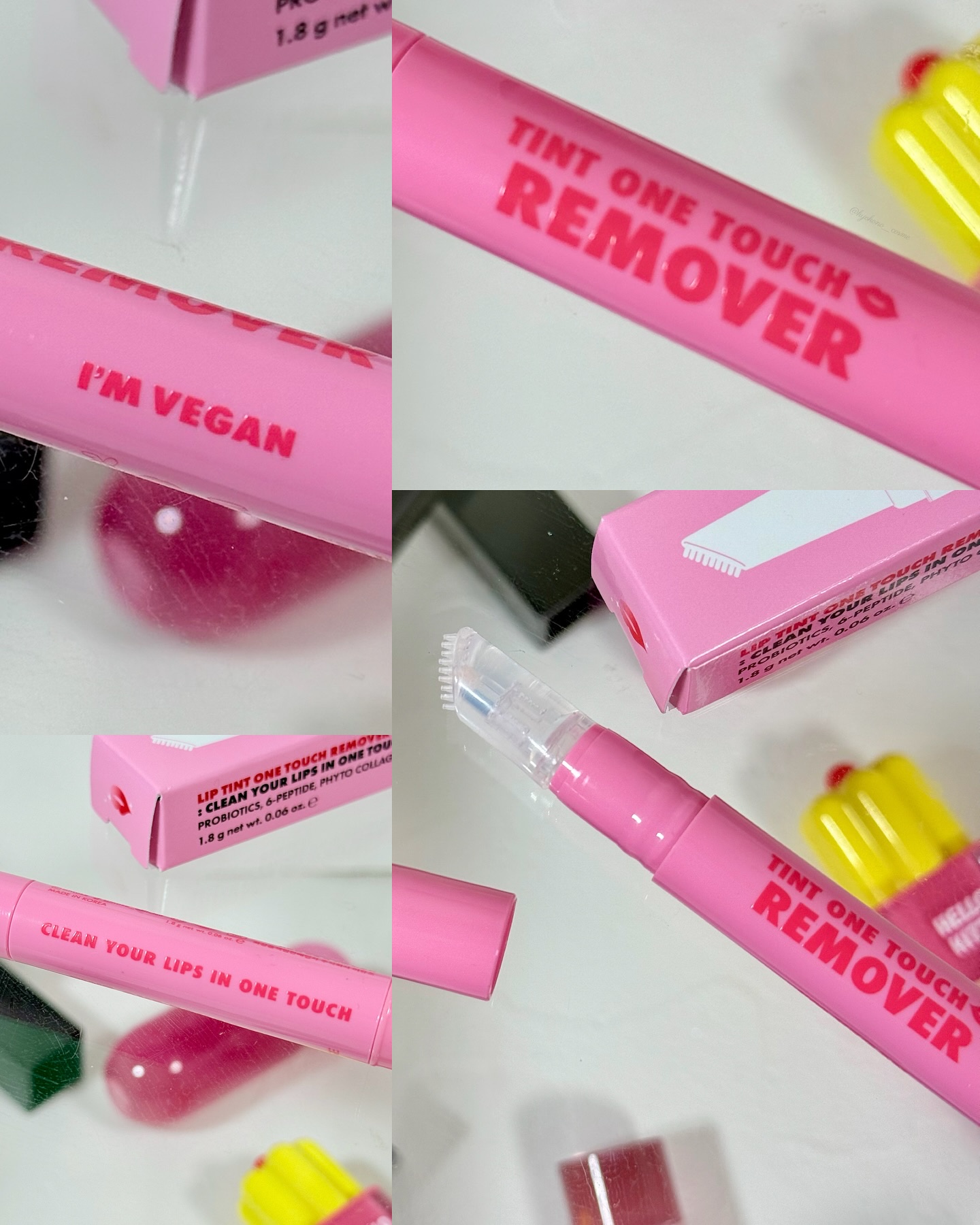 ティント ワンタッチリムーバー ティント ワンタッチリムーバー/AMUSE/ポイントメイクリムーバーを使ったクチコミ（3枚目）